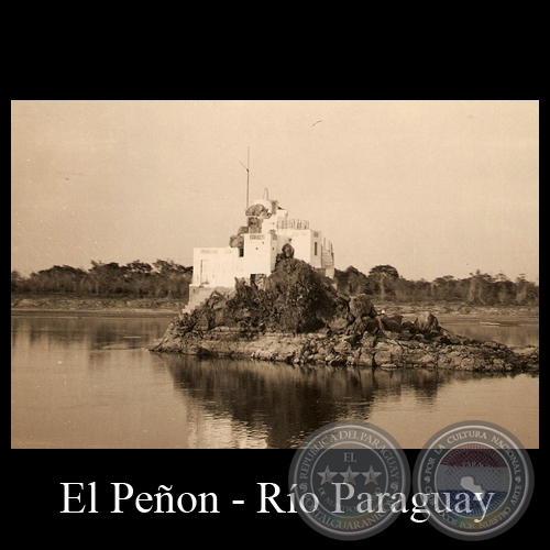 EL PEÑON - RÍO PARAGUAY - POSTAL DEL PARAGUAY