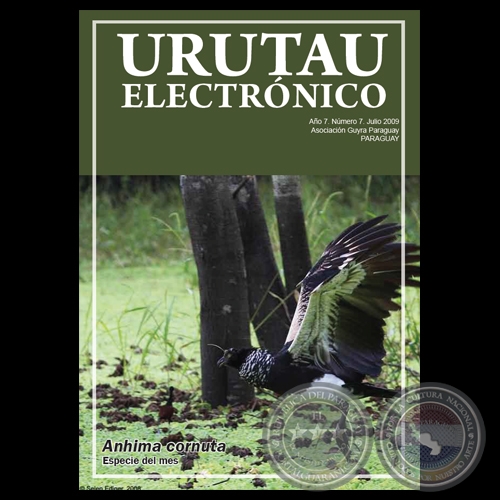 EL URUTAU ELECTRÓNICO - JULIO 2009 - AÑO 7, NÚMERO 7 - ASOCIACIÓN GUYRA PARAGUAY