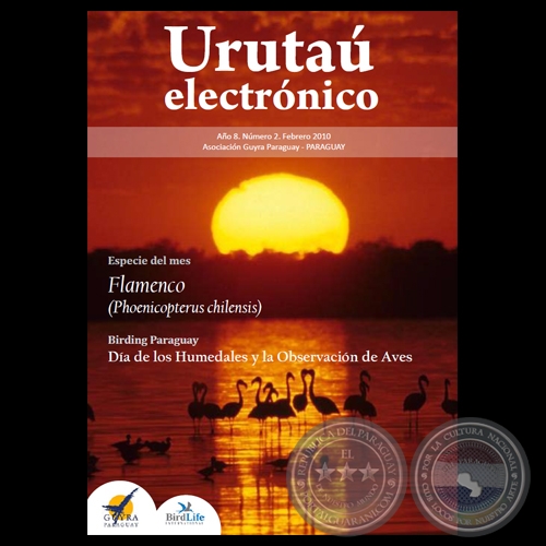 EL URUTAU ELECTRNICO - FEBRERO 2010 - AO 8, NMERO 02 - ASOCIACIN GUYRA PARAGUAY