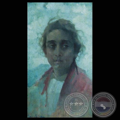 CABEZA DE MUJER (Óleo de FRANCISCO PABLO MICCHETTI)