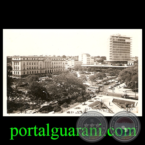 HOTEL GUARANI - BANCO DEL PARAGUAY - TARJETA POSTAL DEL PARAGUAY