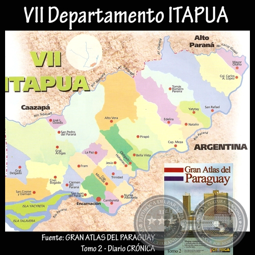 VII DEPARTAMENTO DE ITAPUA (ATLAS DIARIO CRNICA)