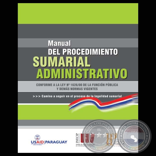 MANUAL DE PROCEDIMIENTO SUMARIAL ADMINISTRATIVO, 2006 - SECRETARÍA DE LA FUNCIÓN PÚBLICA