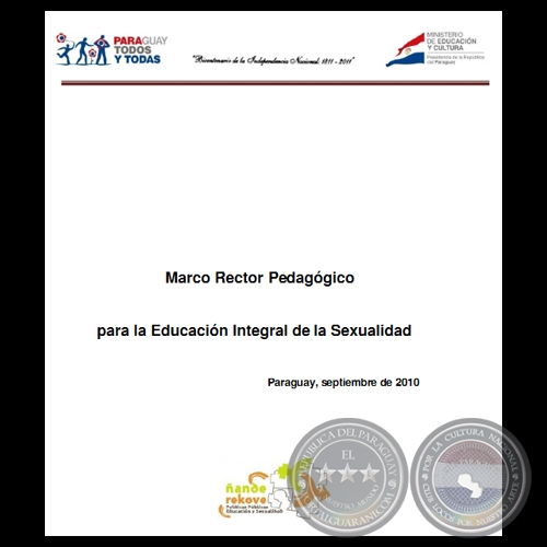 MARCO RECTOR PEDAGÓGICO PARA LA EDUCACIÓN INTEGRAL DE LA SEXUALIDAD