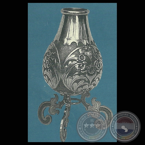 MATE DE PLATA CON FORMA DE CALABAZA. SIGLO XX - COLECCIÓN FUNDACIÓN CARLOS COLOMBINO LAILLA