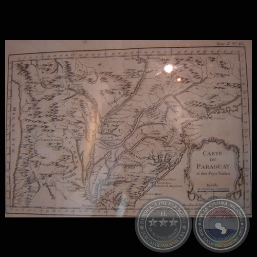 MAPA DEL PARAGUAY, 1756