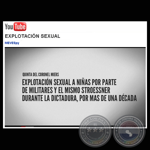 NIÑAS ESCLAVAS SEXUALES - TESTIMONIO DE JULIA OZORIO