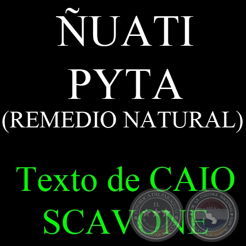 ÑUATI PYTA (REMEDIO NATURAL) - Texto de CAIO SCAVONE