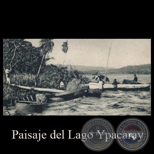 PAISAJE DEL LAGO YPACARAY - Editor: J.K. - TARJETA POSTAL DEL PARAGUAY 