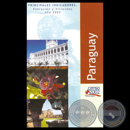 PRINCIPALES INDICADORES: PARAGUAY, POBLACIÓN Y VIVIENDA AÑO 2002