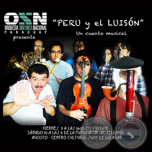 PRESENTACIÓN DEPERU Y LUISÓN (PEDRO Y EL LOBO) - ELENCO DE LA SINFÓNICA NACIONAL