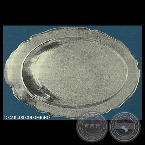 PLATO DE PLATA. SIGLO XVIII - COLECCIÓN FUNDACIÓN CARLOS COLOMBINO LAILLA