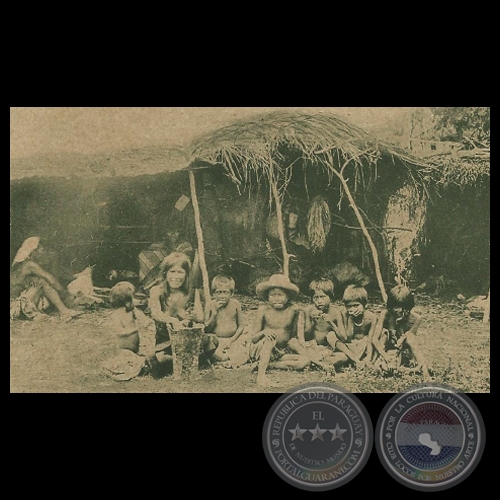 INDIOS TOBAS PREPARANDO EL ALMUERZO - JOSÉ FRESEN, FOTÓGRAFO Y EDITOR, SAN BERNARDINO 