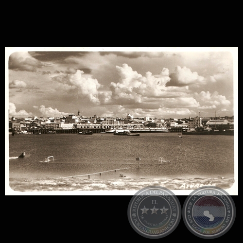 VISTA GENERAL DE ASUNCIÓN, FRENTE AL PUERTO DE ASUNCIÓN