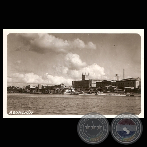 PALACIO DE LÓPEZ, VISTA DESDE LA BAHÍA DE ASUNCIÓN