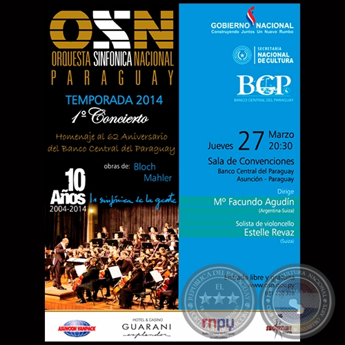 1º CONCIERTO DE TEMPORADA 2014