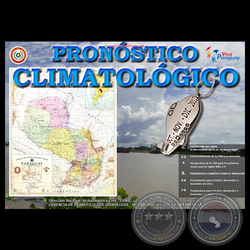 PRONÓSTICO CLIMATOLÓGICO - OCTUBRE - NOVIEMBRE - DICIEMBRE 2012