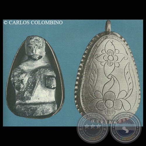 RELICARIO DE PLATA CON DISEÑO FLORAL. SIGLO XIX - COLECCIÓN FUNDACIÓN CARLOS COLOMBINO LAILLA