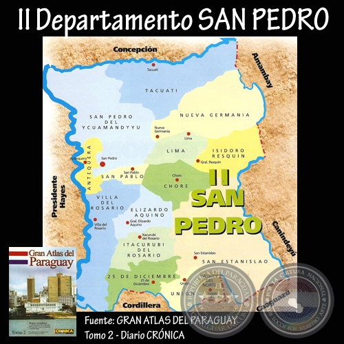 II DEPARTAMENTO DE SAN PEDRO (ATLAS DEL DIARIO CRÓNICA)