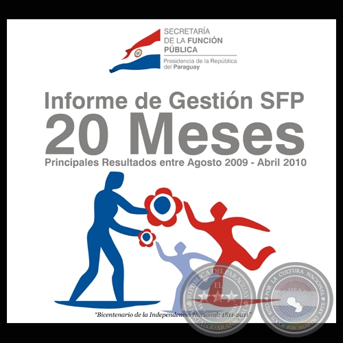 INFORME DE GESTIÓN SFP 20 MESES / AGOSTO 2009 - ABRIL 2010 - SECRETARÍA DE LA FUNCIÓN PÚBLICA 