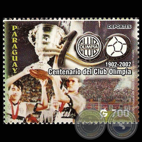 CENTENARIO DEL CLUB OLIMPIA 1902 - 2002 (AO 2002 - SERIE 8)