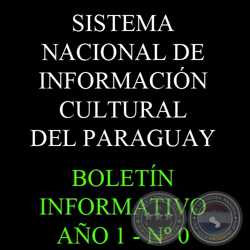 BOLETÍN INFORMATIVO DEL SICPY  - AÑO 1 - Nº 0