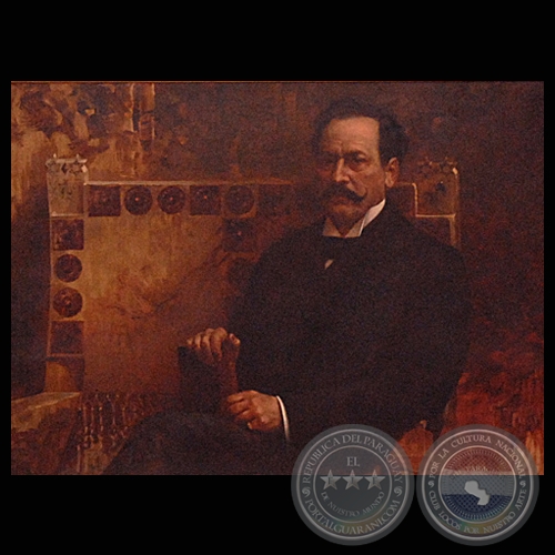 RETRATO DE JUAN SILVANO GODOY (Óleo de TEÓFILO CASTILLO)