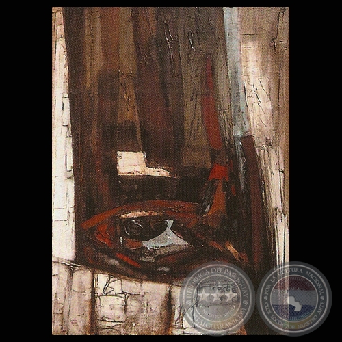 PESCADO Y MESA (Óleo de VICENTE FORTE)