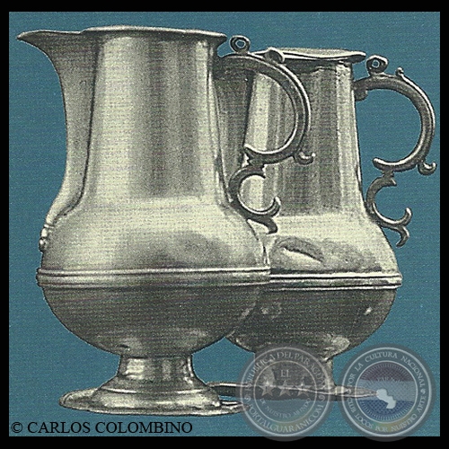 VINAJERAS DE PLATA. SIGLO XVIII - COLECCIÓN FUNDACIÓN CARLOS COLOMBINO LAILLA