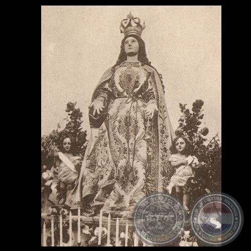 VIRGEN NUESTRA SEÑORA DE LA ASUNCIÓN - TARJETA POSTAL DEL PARAGUAY