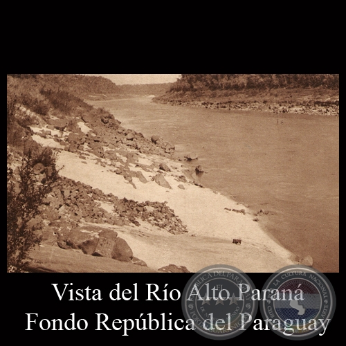 VISTA DEL RÍO ALTO PARANÁ - FONDO REPÚBLICA DEL PARAGUAY
