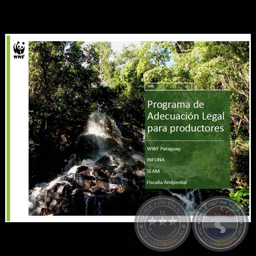 PROGRAMA PAL DE ADECUACIÓN LEGAL PARA PRODUCTORES (Julio 2010)