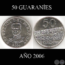 50 GUARANÍES – AÑO 2006