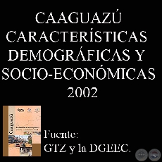 CAAGUAZÚ - CARACTERÍSTICAS DEMOGRÁFICAS Y SOCIO-ECONÓMICAS - 2002