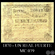 1870 - UN REAL FUERTE - MC039 - FIRMAS: TOMÁS GREENSHIELDS – JOSÉ TORIBIO ITURBURU
