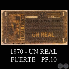 1870 - UN REAL FUERTE - PP10 - RARO