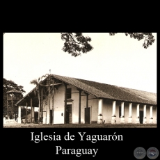 IGLESIA DE YAGUARN (DETALLE) - POSTAL DEL PARAGUAY