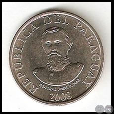 100 GUARANÍES - AÑO 2008