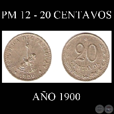 PM 12 - 20 CENTAVOS - 1900