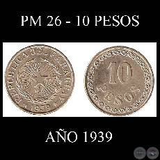 PM 26 - 10 PESOS - AÑO 1939