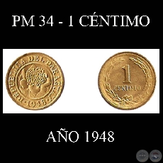 PM 34 - 1 CNTIMO - AO 1948