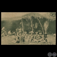 INDIOS TOBAS PREPARANDO EL ALMUERZO - JOS FRESEN, FOTGRAFO Y EDITOR, SAN BERNARDINO 