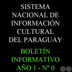 BOLETN INFORMATIVO DEL SICPY  - AO 1 - N 0