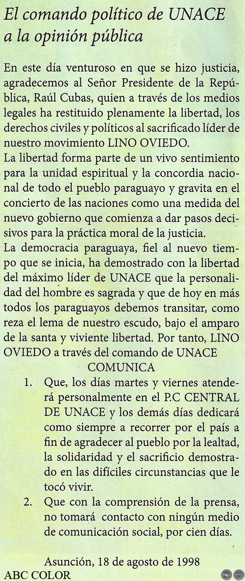 EL BREVE GOBIERNO DE RAÚL CUBAS GRAU - POR ALCIBIADES GONZÁLEZ DELVALLE