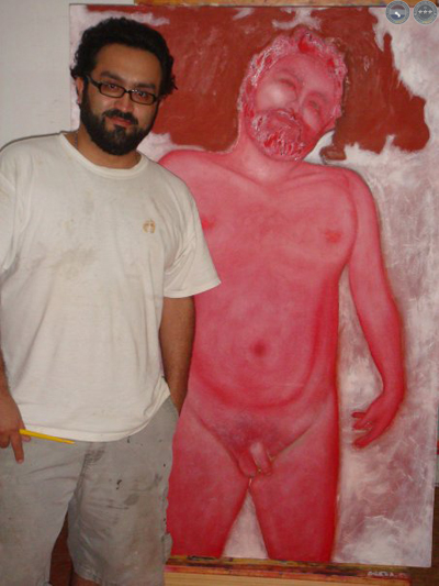 AUTORRETRATO MUERTO, 2009 - ÓLEO DE ALFREDO QUIROZ