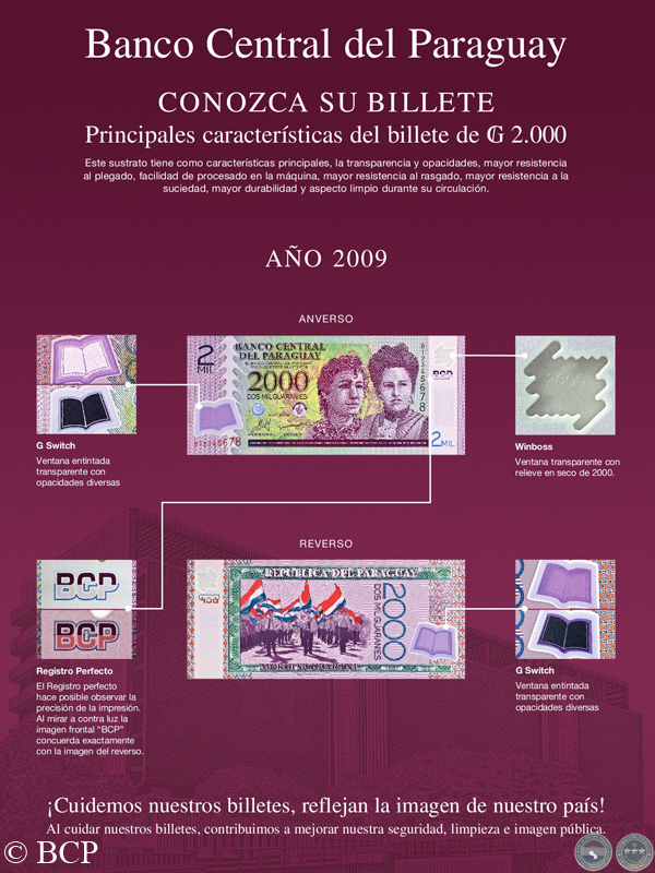 DOS MIL GUARANÍES - 229.B - FIRMA: JORGE VILLALBA - JORGE CORVALÁN