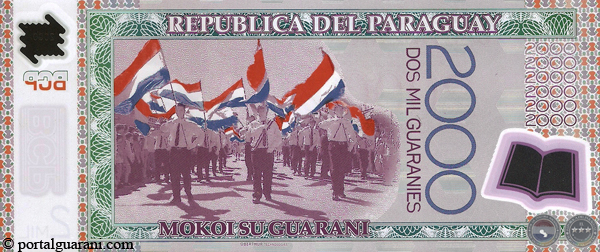 DOS MIL GUARANÍES - 229.B - FIRMA: JORGE VILLALBA - JORGE CORVALÁN