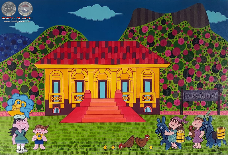ESTACIÓN DE TREN DE PARAGUARÍ - ARTISTA: DANTE MANFREDI