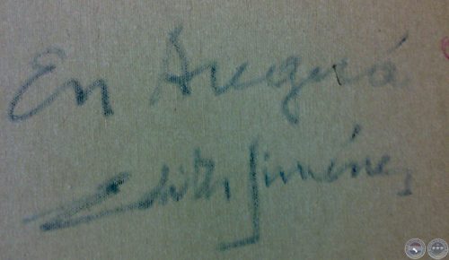 EN AREGUÁ - ÓLEO DE EDITH JIMÉNEZ