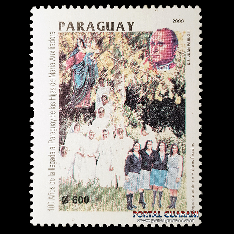 100 AÑOS DE LA LLEGADA AL PARAGUAY DE LAS HIJAS DE MARÍA AUXILIADORA (AÑO 2000 - SERIE 3)